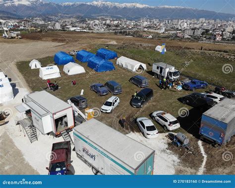 Filmagem Do Drone De Peru Antakya Hatay De Fevereiro De Imagem