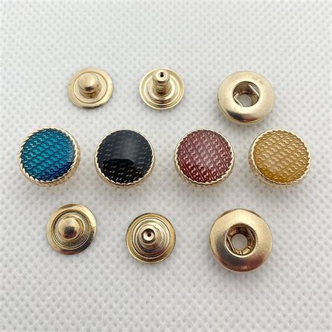 Stocking Bulk Buttons Custom Beautiful Metal Gold Snap Button For