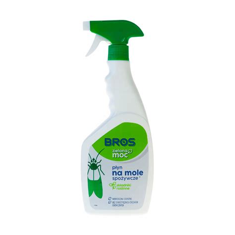 PREPARAT PŁYN SPRAY NA MOLE SPOŻYWCZE BROS 500ML Zielona Moc na mole