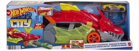 Hot Wheels City Lançador Reboque Do Dragão Mattel Gtk42 Frete grátis
