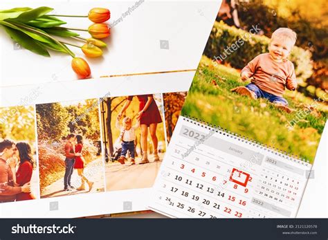 Calendar Photo Boy Photobook Family Photo Stock Photo 2121120578 ...