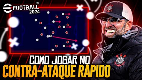 Como Jogar No Contra Ataque Rapido No Efootball Youtube