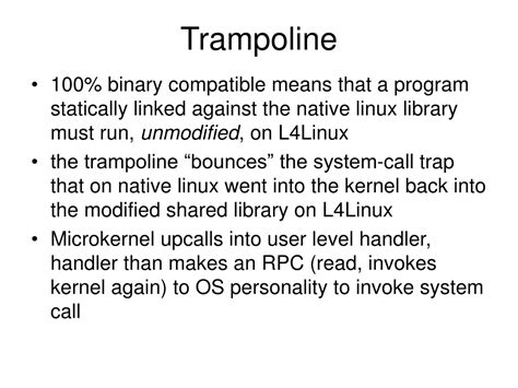 Ppt The Performance Of Microkernel Based Systems Powerpoint