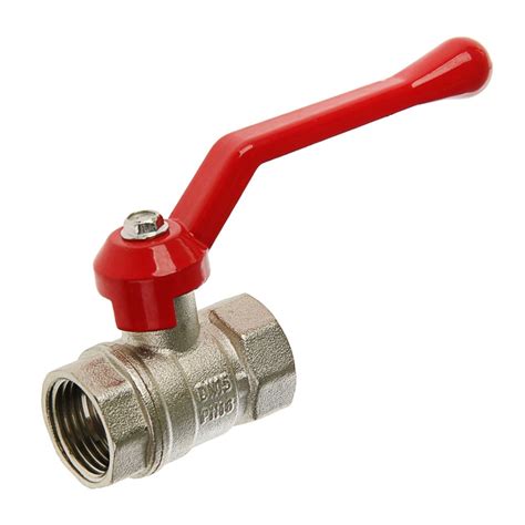 Кран латунный Оптима внутренняя резьба рычаг 1/2" - 279 руб. - СТМ