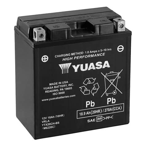 Yuasa High Performance Maintenance Free Battery Yuam C Ytx Ch