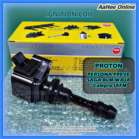 NGK Original Plug Ignition Coil Proton Saga BLM FL FLX SV PREVE