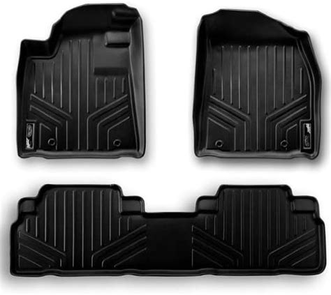 Smartliner All Weather Custom Fit Floor Mats Row Liner Set Black