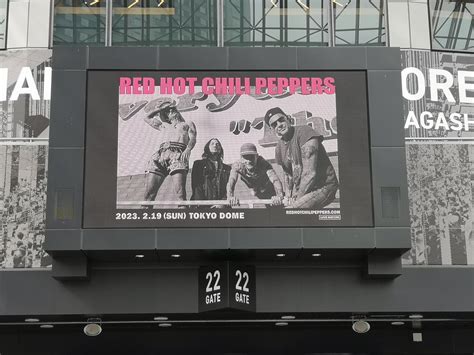 深之助 on Twitter Red Hot Chili Peppers 2 19 東京ドーム この編成のレッチリを観るのは2007年の単独以来16年ぶりセトリに関して正直不満が