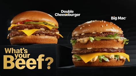 The Double Cheeseburger And Big Mac Two Mcd Beefy Classics Whats Your