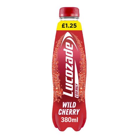 Lucozade Energy Drink Wild Cherry 380ml £125 Pmp Sports And Energy