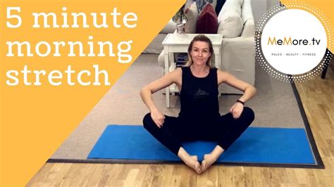 5 Minute Everyday Morning Stretch Routine Memore Youtube