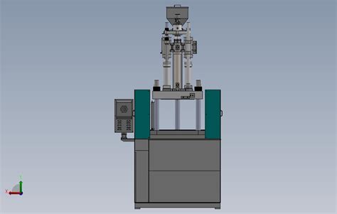 立式注塑机3d模型solidworks 2014模型图纸下载 懒石网