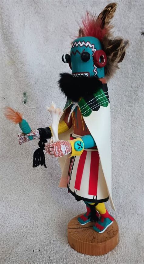 Vintage Navajo Pussy Willow Kachina Folk Art Signed J S Bellson