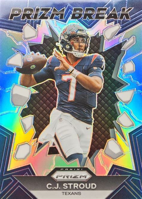 CJ Stroud 2023 Prizm PB 6 Prizm Break Silver Price Guide Sports