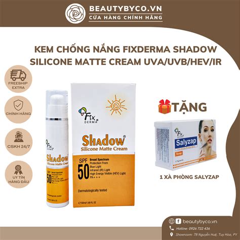 Kem Ch Ng N Ng Fixderma Shadow Silicone Matte Cream Spf Ch Ng Tia Uv