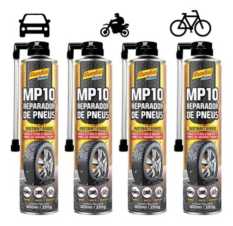 X Reparador Pneu Instant Neo Carro Tapa Furo Mundial Ml