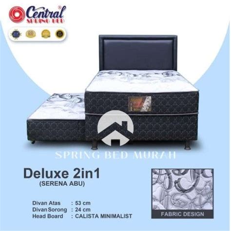 Spring Bed Central Deluxe In Tempat Tidur Murah X Twin Kecil