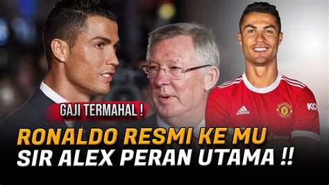 Resmi Cristiano Ronaldo Kembali Ke Manchester United Gajinya Bikin