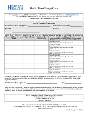 Fillable Online Dhhs Ne Health Plan Change Form Dhhs Ne Gov Dhhs Ne