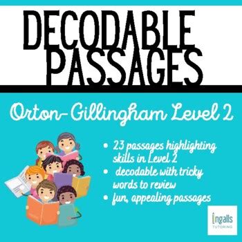 Orton Gillingham Based Decodable Passages Level 2 1 Of 3 From Original