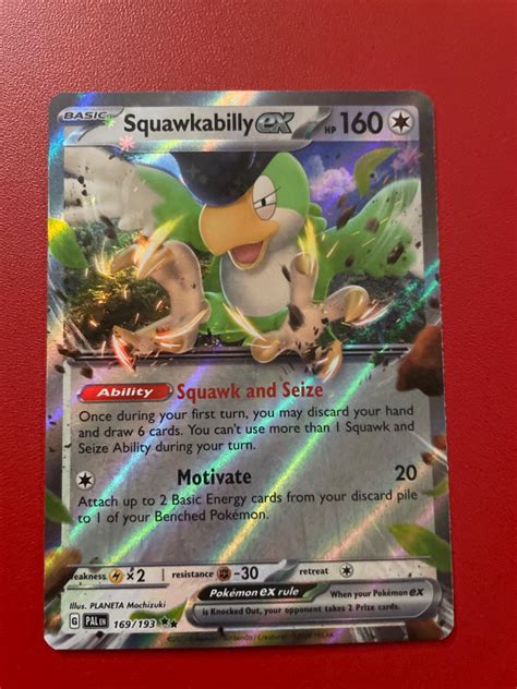 Squawkabilly Ex Holo Ungraded Pokemon Paldea Evolved