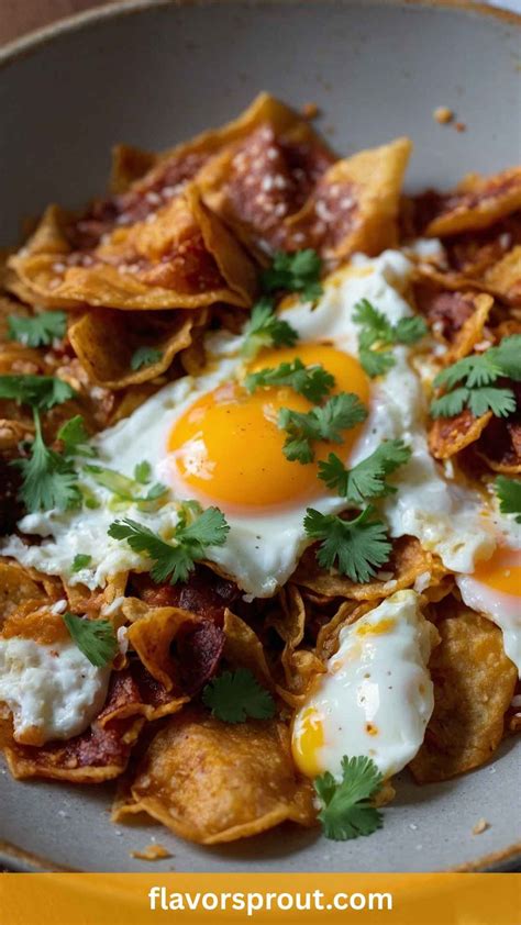 Chilaquiles with Eggs Recipe - Flavor Sprout