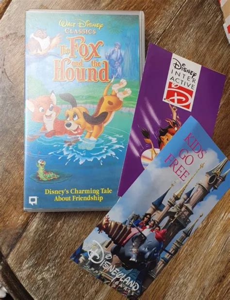 THE FOX AND The Hound VHS Walt Disney Classics Cassette Video 3 99