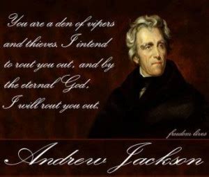 Andrew Jackson Bank Quotes. QuotesGram