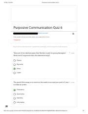 Gen Quiz Purposive Communication Quiz Pdf Pm