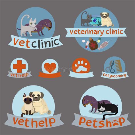 Simple Pet Vet Icons Stock Illustrations 889 Simple Pet Vet Icons