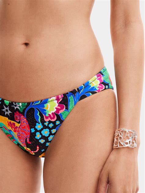 Desigual Bikini Partea De Jos Jungle 24SWMK11 Colorat Modivo Ro