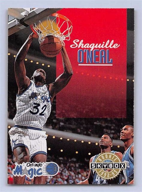 Shaquille O Neal Skybox Rookie Card Orlando Magic Ebay