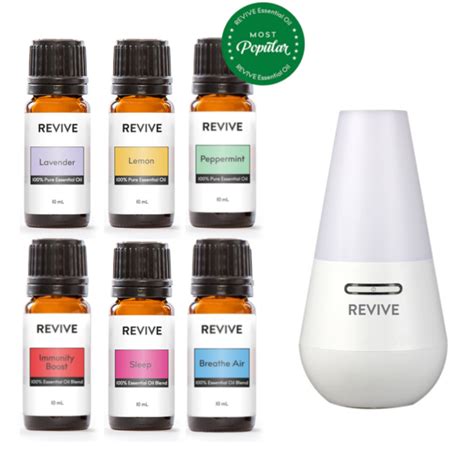 Basics Kit Most Popular With Diffuser Revive Essential Oils