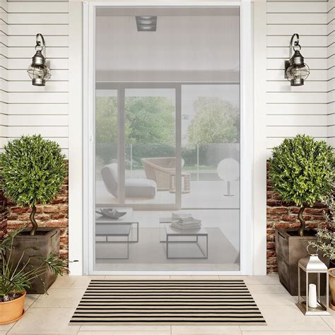 Aluminum Patio Screen Doors Hinged Aluminum Screen Doors Full View