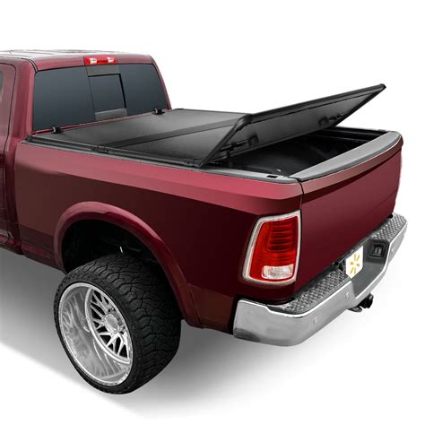 Auto Drive Hard Tri Fold Truck Bed Tonneau Cover Fits 09-18 Dodge Ram ...