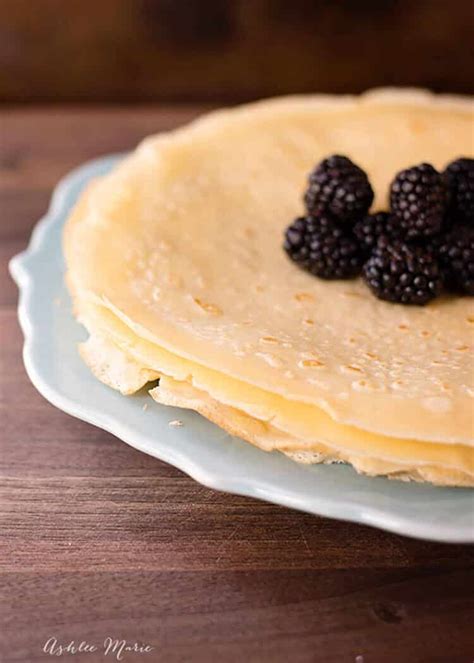 Simple Crepe Recipe | Ashlee Marie