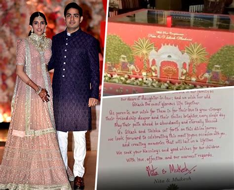 Ambani Daughter Wedding Card Video - Wedding Gallery