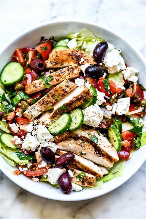 Chicken Greek Salad Recipe Easy And Healthy Options