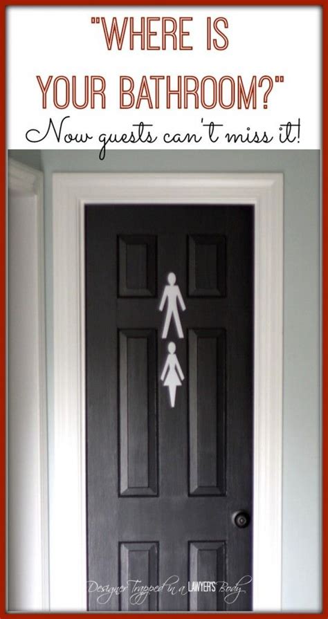 Cute Bathroom Signs for Your Doors & Walls