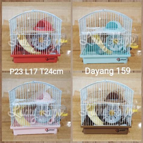 Jual Dayang Hamster Cage Kandang Hamster Set Lengkap Campbell Syrian