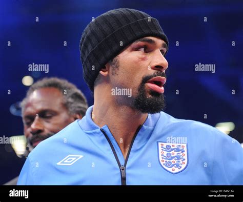 Britains Heavyweight Boxer David Haye Leaves The Ring After His Loss