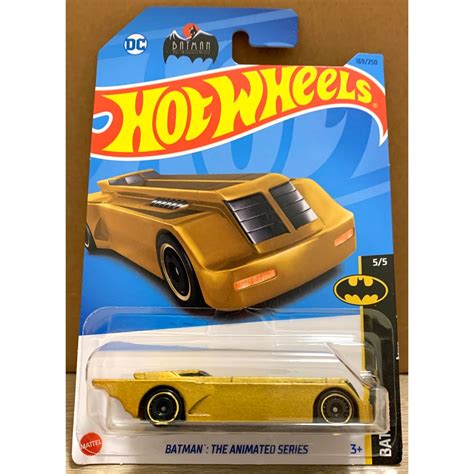 風火輪 Hot Wheels 蝙蝠俠 動畫系列 BATMAN THE ANIMATED SERIES 蝙蝠車 金色版 蝦皮購物