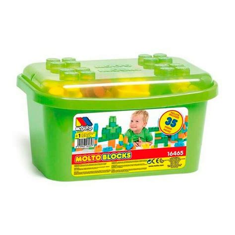 Molto Box Construction Blocks 35 Pieces Construction Game Multicolor ...