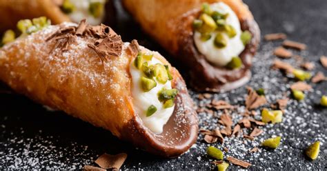 Süßes Rezept Sizilianische Cannoli Mit Ricotta Und Pistazien Freundin De