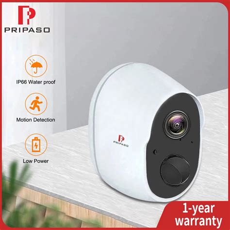 Caméra De Surveillance Extérieure Ip Wifi Hd 1080p Dispositif De