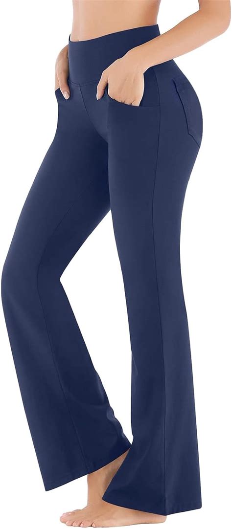 Sport Bein Taille Mit Taschenhose Pilates Hohe Hose F R Yoga