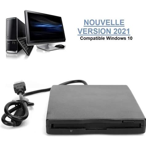 CABLINGLecteur De Disquette Version 2021 Externe Portable 3 5 USB 1