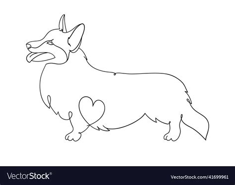 Details more than 81 corgi outline tattoo best - in.cdgdbentre