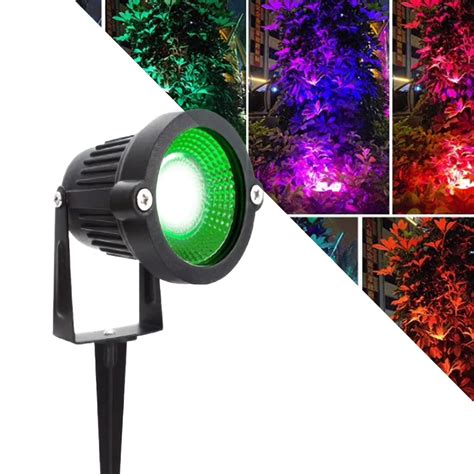 Kit Un Lumin Ria Espeto Jardim Cob Led W W Ip Prova D Gua Bivolt