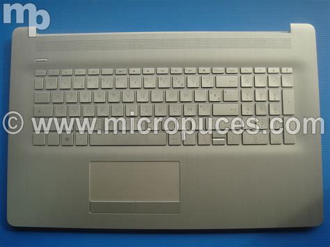 Clavier Plasturgie Du Dessus Silver Pour HP Pavilion 17 By